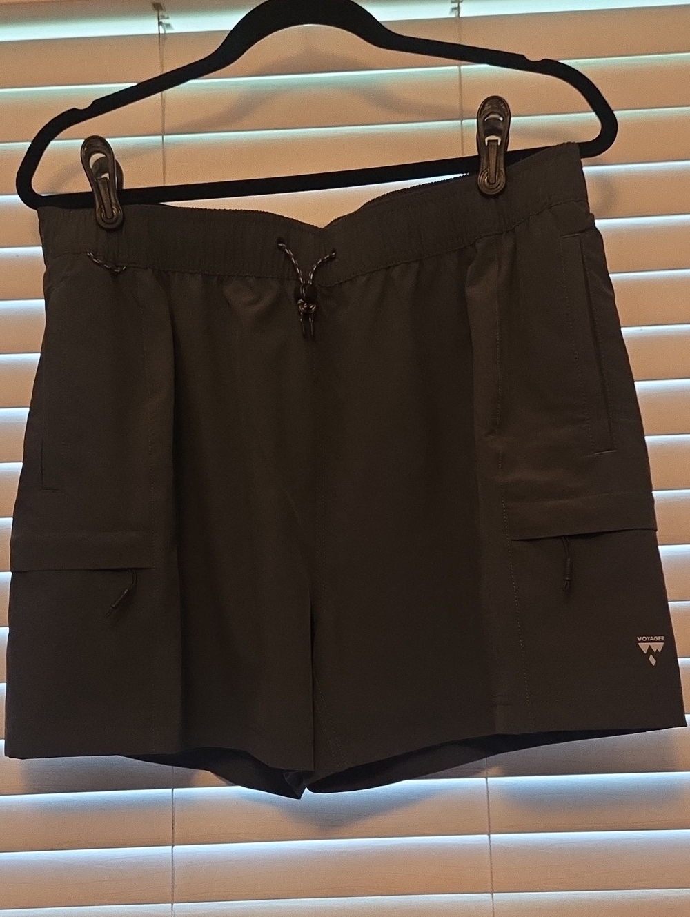 Voyager Women's Grey Drawstring Shorts